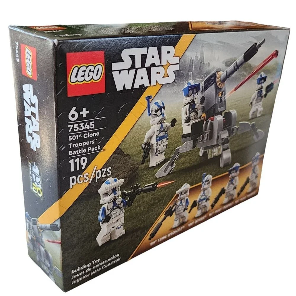Lego 75345 Star Wars 501st Clone Troopers Battle Pack Building‎ Toy Set 119 pcs